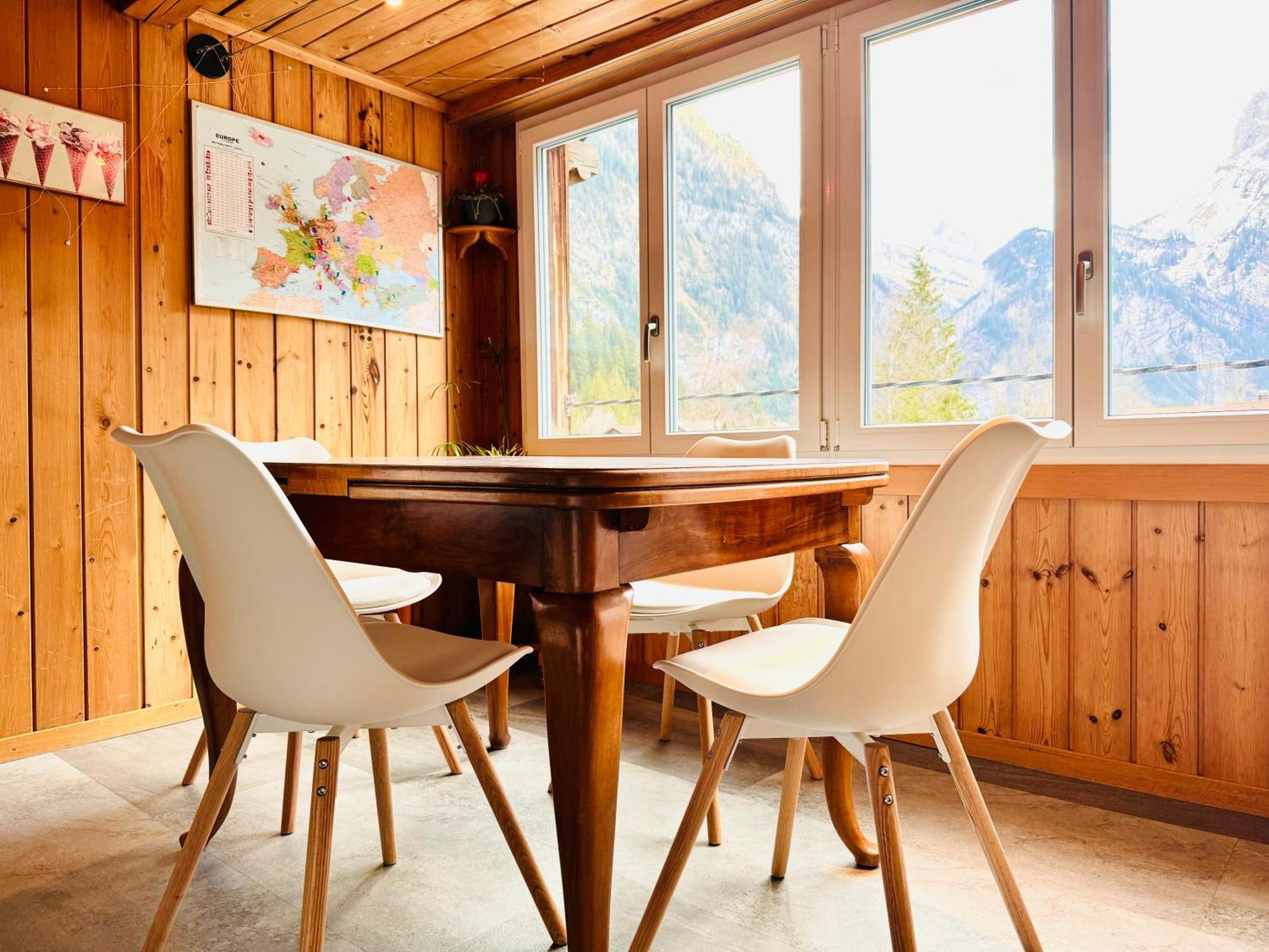 Cozy Apartment In Vintage House In Kandersteg Luaran gambar