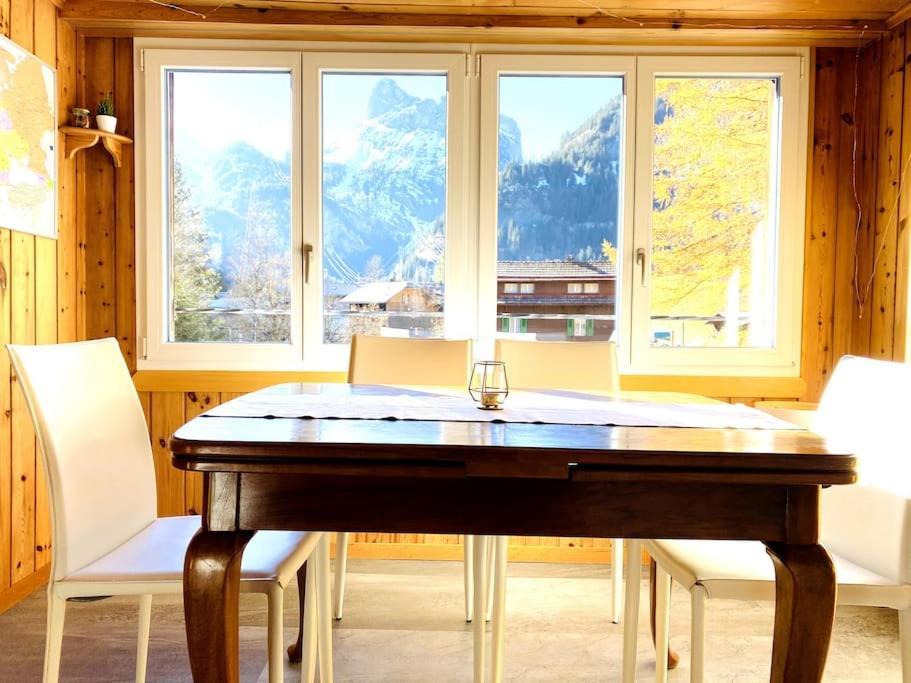 Cozy Apartment In Vintage House In Kandersteg Luaran gambar