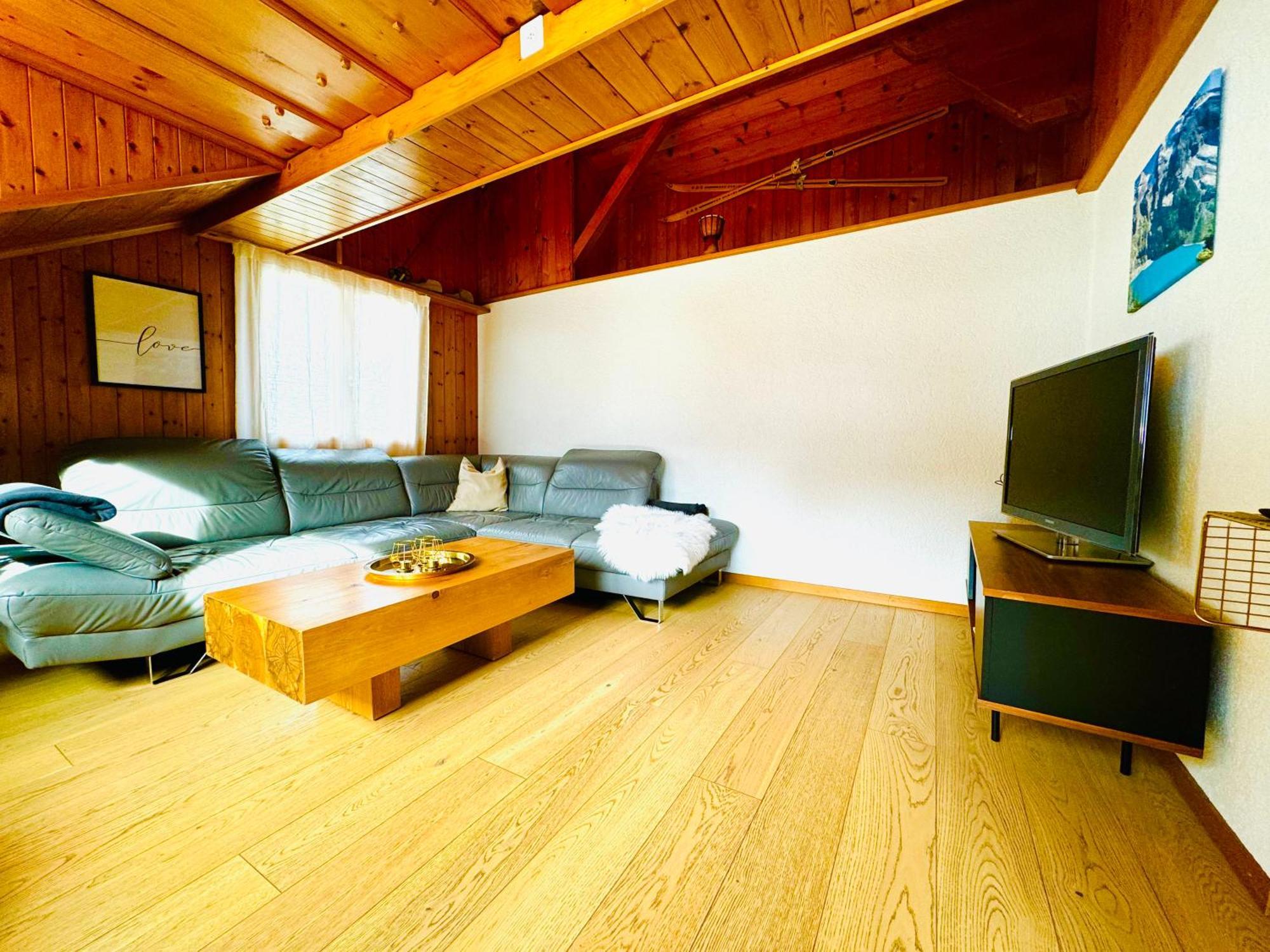 Cozy Apartment In Vintage House In Kandersteg Luaran gambar