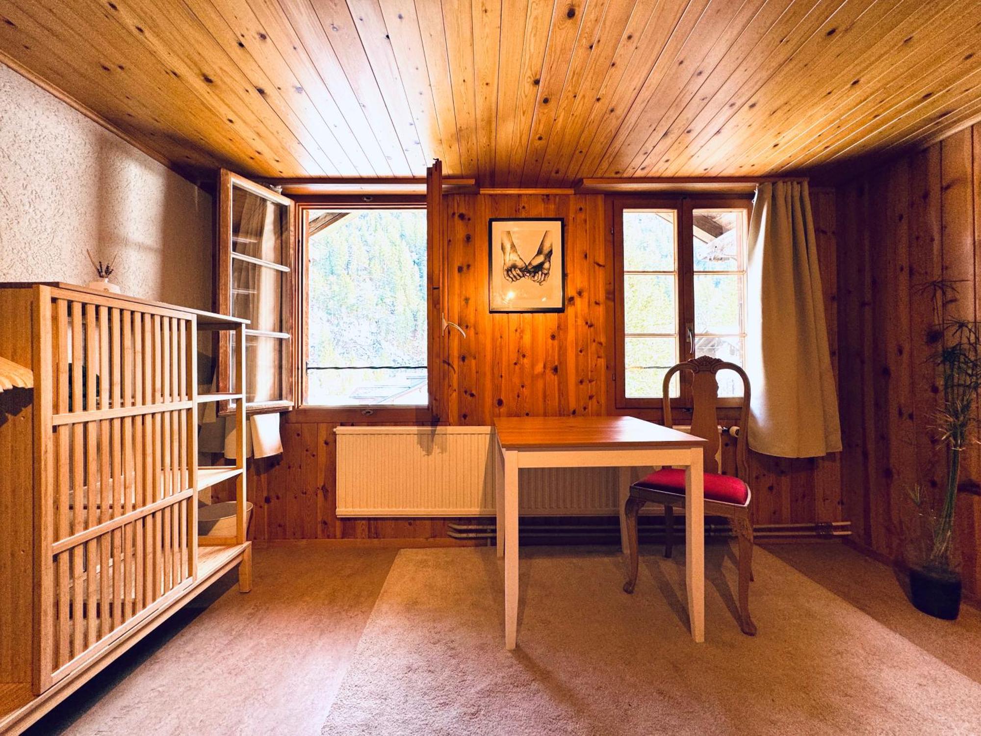 Cozy Apartment In Vintage House In Kandersteg Luaran gambar