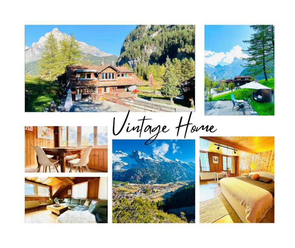 Cozy Apartment In Vintage House In Kandersteg Luaran gambar